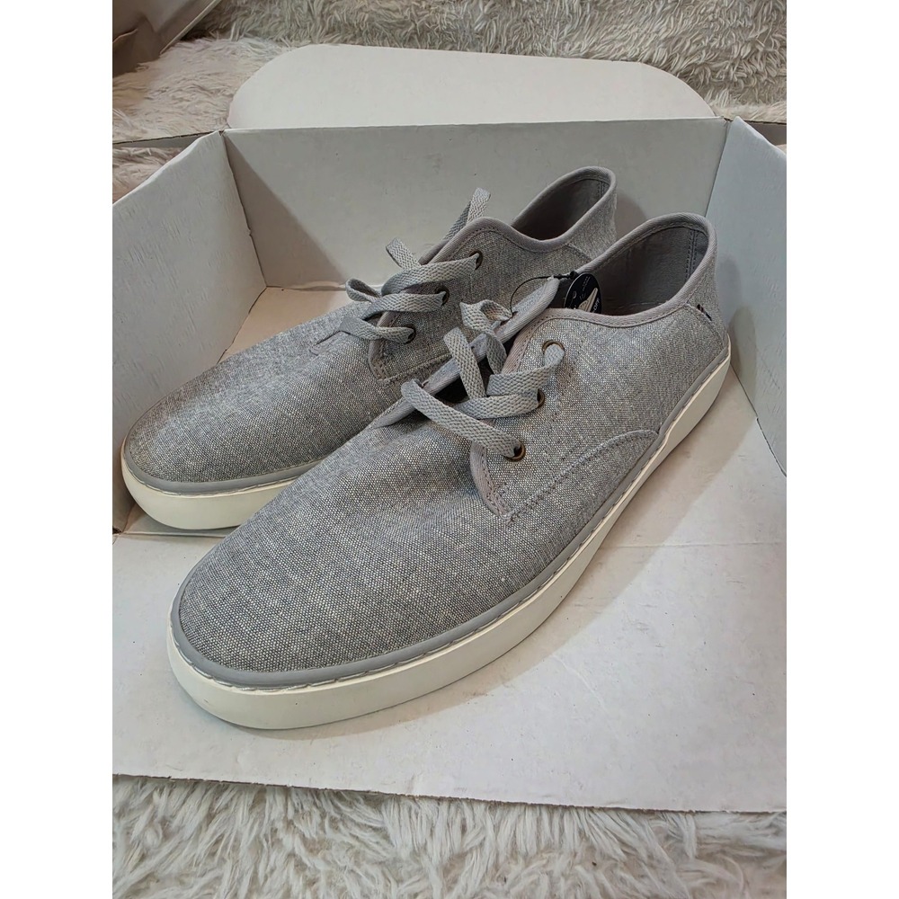 NWT Ben Sherman Men's Camden Canvas Slip-On Sneakers - Grey - Size 9